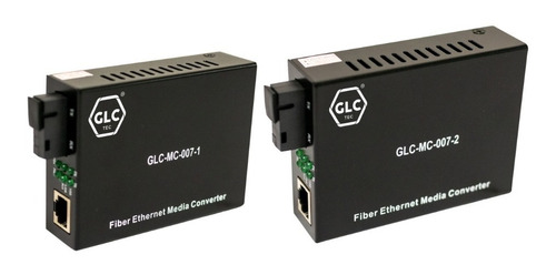 Par Media Converter Glc 10/100 Monomodo Sm 20km 1 Pelo