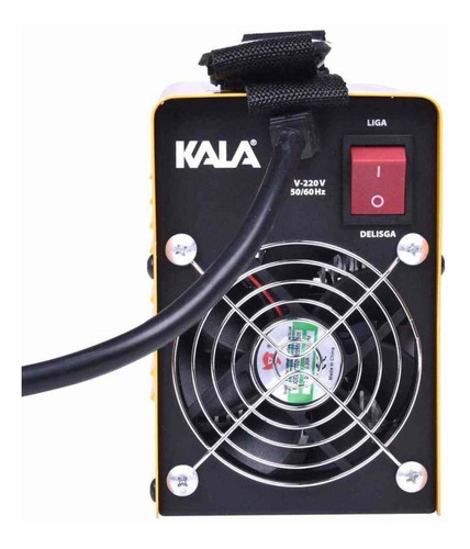 Imagem 5 de 6 de Solda Inversora E Tig 130a Bivolt Ksi 130 Kala + Máscara