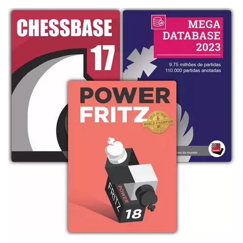 Kit Chessbase 17 + Power Fritz 18 E Mega Database 2023