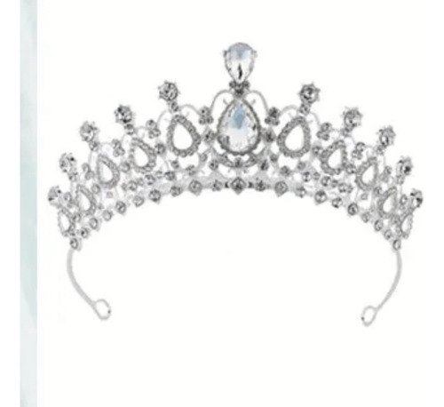 Diadema Alta De Metal. Corona Para 15, Boda, Concursos