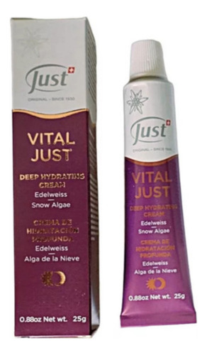 Crema De Rostro Hidratación Profunda Swiss Just 25 Gs Todo Tipo De Piel Día/noche