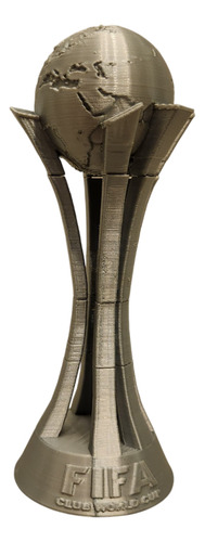 Taça Troféu Mundial De Clubes Fifa 2012 - Futebol Prateado