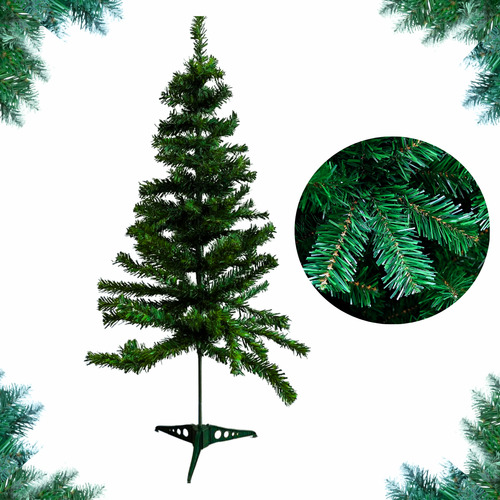 Arbol De Navidad Pino Clásico 130 Cm Artificial 120 Ramas