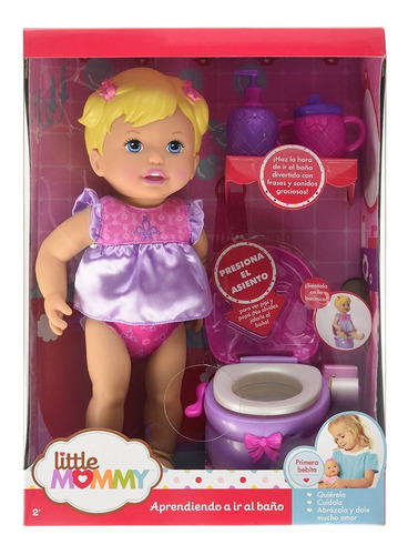 Muñeca Little Mommy Aprendiendo A Ir Al Baño Original Mattel