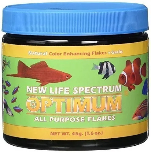 New Life Spectrum Optimum Flakes 45g Alimento Peces Hojuelas