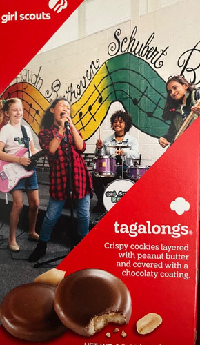 Girl Scout Tagalongs- Galletas, 184g (6.5 Oz)