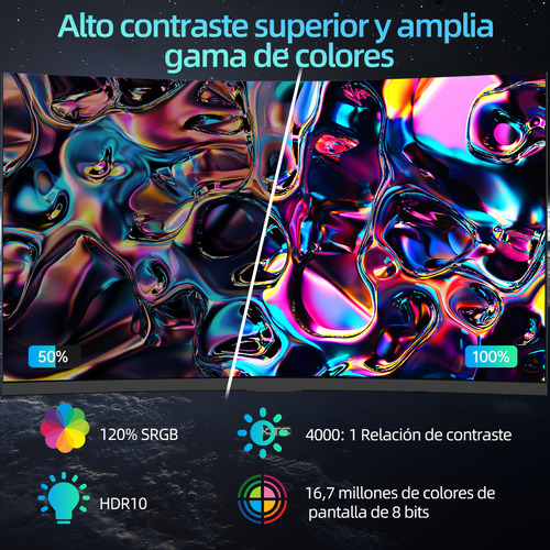 Monitor Gamer KTC con pantalla de 27" 165Hz y resolución QHD+