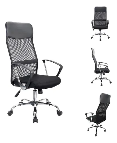 Silla Ejecutiva Ergonómica Stay Elit Silla-02 Cromada