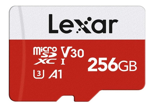 Memoria Lexar 256gb Micro Sdxc 100mb/s  A1 U3 Class10 V30