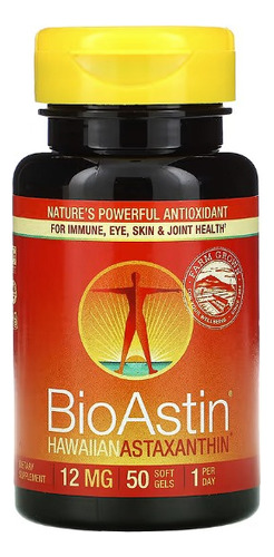 Bioastin Astaxantina Natural 12 Mg X 50 Capsulas Blandas