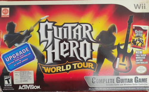 Guitar Hero World Tour Para Nintendo Wii (incluye Guitarra) (Usado)