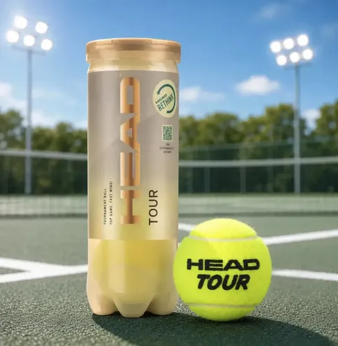 Bola De Tênis Head Tour - Tubo Com 3 Bolas