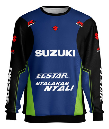 Moletom Blusa Automotivo Suzuki Nyali F1 Moto Gp Gc Ref0269