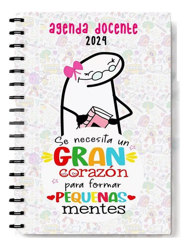 Agenda Docente 2024 Flork Imprimible Editable Imprimir #7