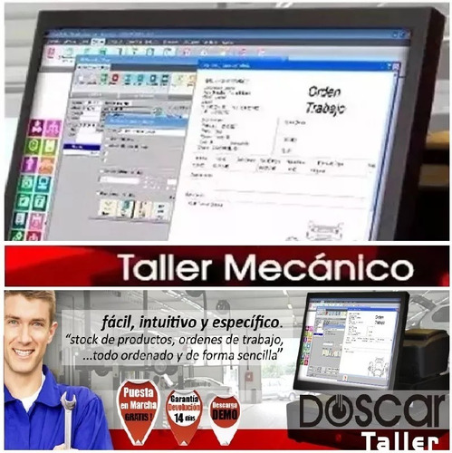 Software Taller Mecanico Programa Control Gestion Servicio