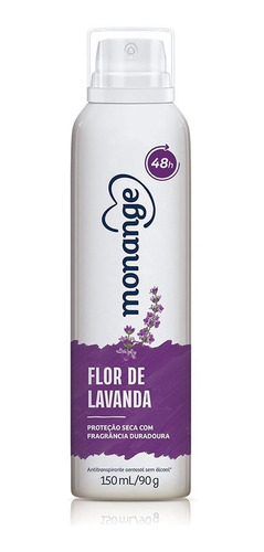 Desodorante Aerossol Antitranspirante Feminino Monange Flor 