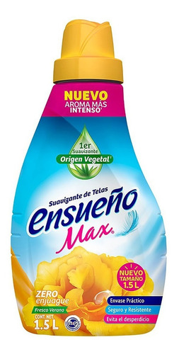 Suavizante De Telas Ensueño Max Fresco Verano 1.5l