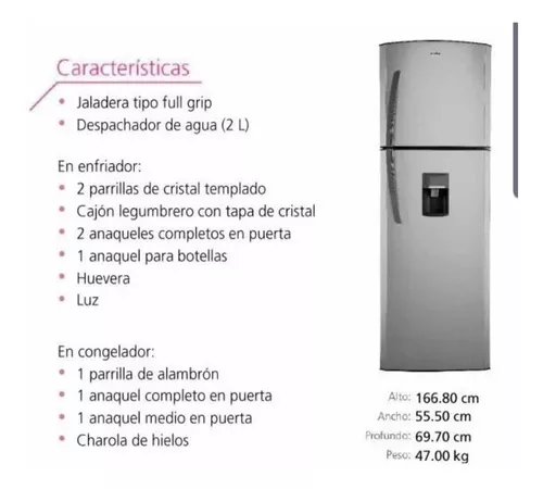 Refrigerador Mabe Usado 11 Pies Plateado Rmt1540y en venta en Cuajimalpa De  Morelos Distrito Federal por sólo $ 4,  Mexico