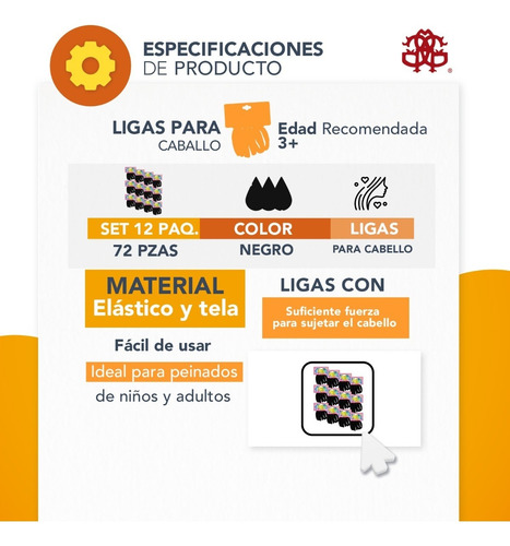 Imagen 8 de 10 de 72 Pcs Liga Para Cabello Donita Accesorio Elastica T202-0400