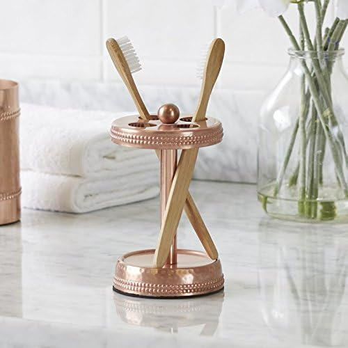 Nu Steel Copper Hudson Almacenamiento De Portacepillos De Di