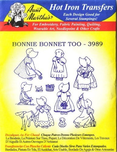 Transferencia De Bordado De Hierro Caliente De Bonnie Bonnet