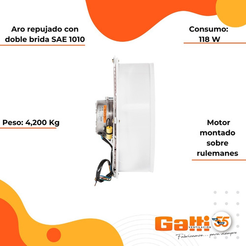 Imagen 8 de 10 de Extractor Semi Industrial P/ Cocina/baño 30 Cm Para Pared