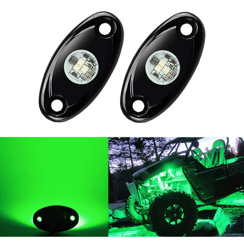 2 Pods Led Rock Lights, Ampper Waterproof Led Neon Underglo1