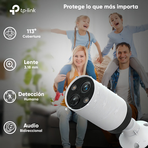 Tapo & Cronos 2 Cámaras De Seguridad 2k Tapo-c420s2-plus-32 + Microsd 32gb Batería Larga Duración Protección Ip65 Alarma Luz Y Sonido Audio Doble Vía Detección Ai C420s2 Cctv Visión Nocturna A Color