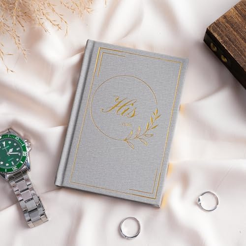 Los Libros De Votos De Boda De U&i Para Él Y Ella, Elegantes