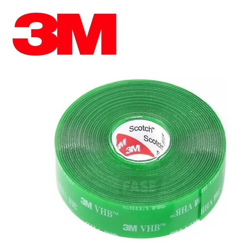Imagen 1 de 2 de Cinta Doble Contacto Faz 3m Vhb 4910 Para Interior 19mmx5mts