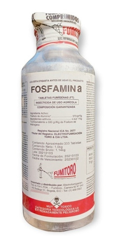 Imagen 1 de 1 de Fosfuro De Aluminio Fosfamin A