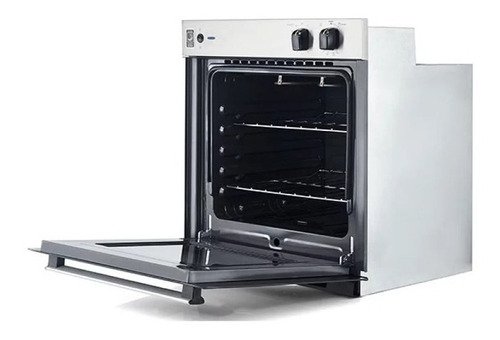 Horno de empotrar a gas con grill eléctrico (GN) Haceb Masala HX 60 NE 67L acero/negro 120V