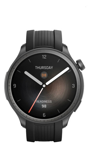Reloj inteligente Amazfit Balance A2287 carcasa negra medianoche correa negra bisel negro diseño de pulsera de malla