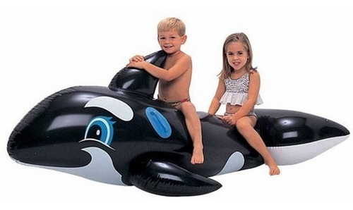 Flotador Niños Ballena Orca Inflable Toy Pce 41009 Bigshop