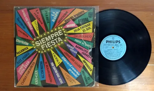 Siempre Fiesta 1977 Compilado Cumbia Disco Lp Vinilo (Usado)