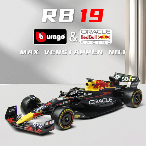 Bburago F1 Redbull Rb19 #1 M.verstappen Racing Fórmula 1:24
