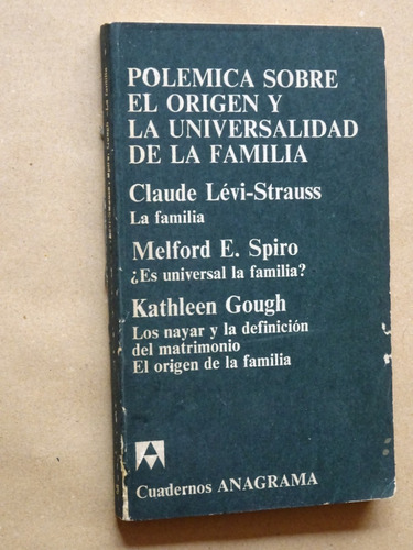 Lévi-strauss.spiro.gough.origen.universalidad De La Familia/