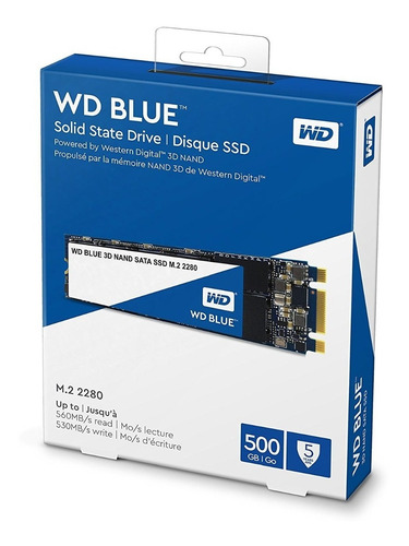 Ssd Wd Blue 500gb M.2 2280