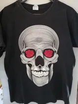 Comprar Playera Negra Estampadas En Serigrafia 
