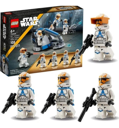 Lego Pack De Combate Soldados Clon Ahsoka Armable Fichas