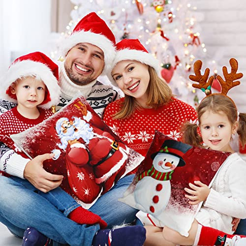 6 Fundas De Almohada De Navidad Para Decoración De Cojines,