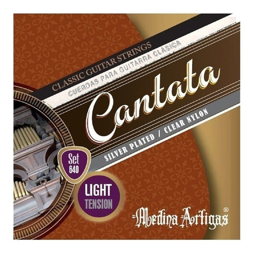 Encordado Guitarra Clasica Cantata 640 Tension Light