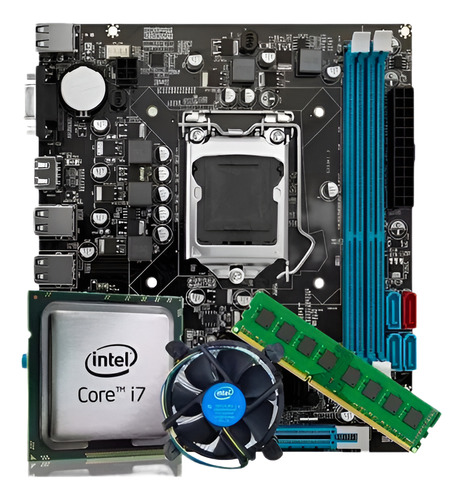 Kit Upgrade I7 3770 Placa H61 8gb Ddr3