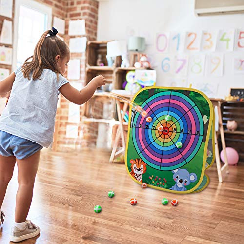 Animal Bean Bag Toss Game Toy Juego De Lanzamiento Al A...