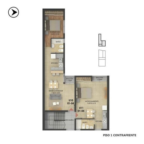 Imagen 20 de 23 de Departamento Monoambiente En Venta - Centro, Rosario