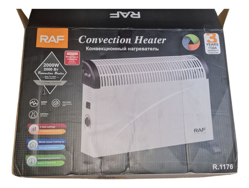 Calefactor Eléctrico Estufa Convector De Aire 2000w B