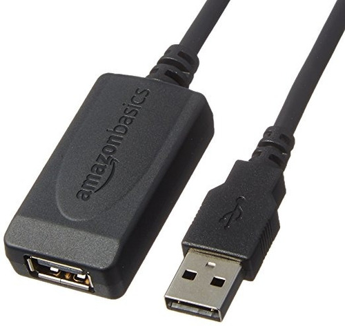 Amazonbasics Usb 2.0 Cable De Extensión Activa De Tipo A-mac