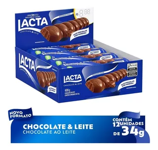 Chocolate Ao Leite Lacta Display