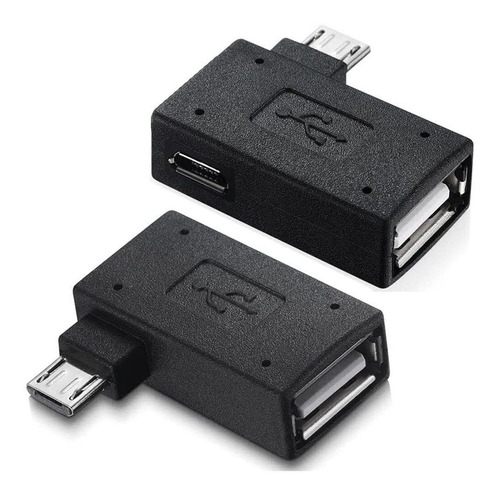 Adaptador Micro Usb Otg Puerto Carga Angulo Izquierdo 90 Tv