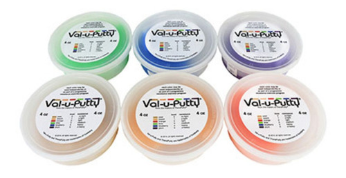 Masa De Ejercicios Val-u-putty  6 Piezas - 4 Oz